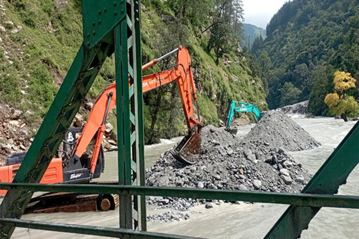 Work underway to increase water flow at temporary lake formed: Uttarkashi administration
