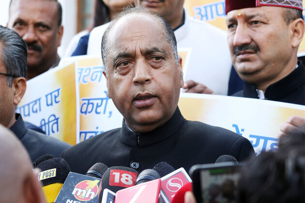 "Himachal economy on ventilator": Former Himachal CM Jairam Thakur attacks state government