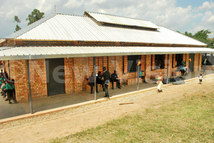  ne of the classroom blocks constructed by otton n oundation project at yalulangira rimary school in akai district