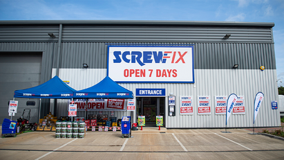 Screwfix continues store expansion drive