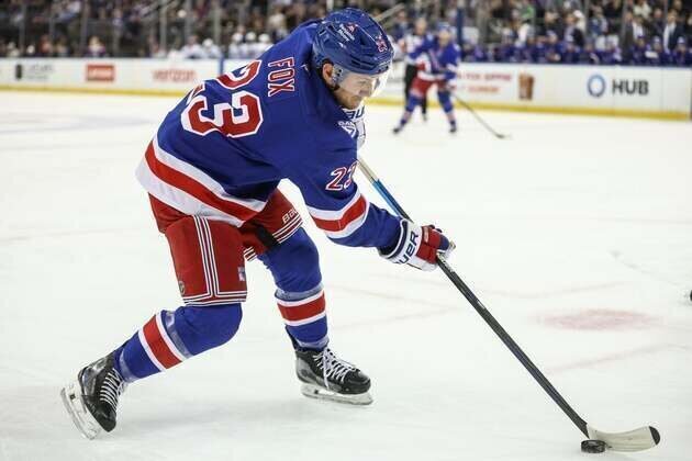 Rangers place D Adam Fox (upper body) on long-term injured reserve