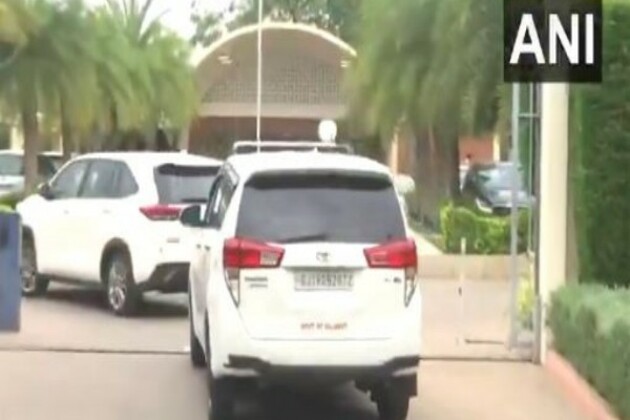 Gujarat Home Minister, BJP's State General Secretary, arrive at Ahmedabad Airport as PM visits AI-171 plane crash site today