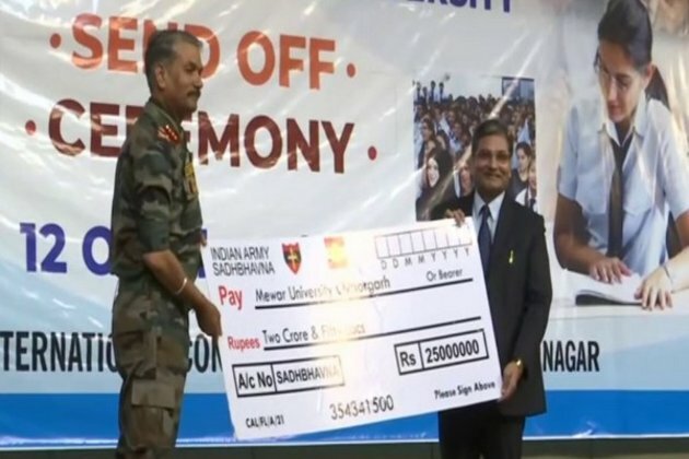 300 students selected to pursue studies in Rajasthan's Mewar University get warm send-off from Army in J-K