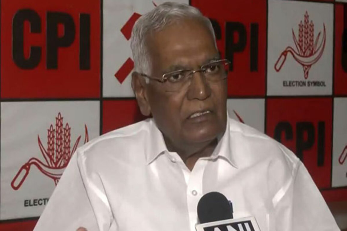'No information about INDIA bloc meeting...': CPI Gen Sec D Raja
