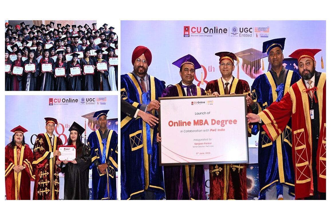 Chandigarh University holds 8th CU Online Annual Convocation; 363 Students Degrees Awarded