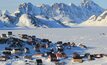 A smattering of houses in southern Greenland (photo: NASA)