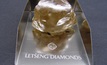 Lucky number 13: the 357ct light brown high-quality diamond recovered from  Letšeng 