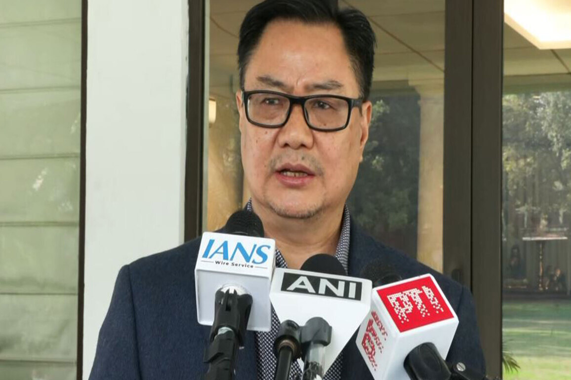 Kiren Rijiju backs BJP women MPs' complaint, accuses Congress of breaching House norms