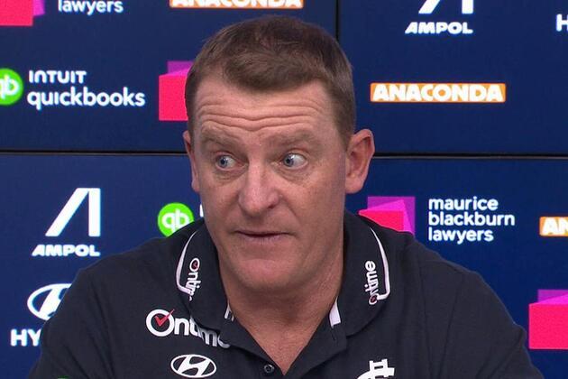 AFL 2026- Michael Voss press conference after Carlton loss to St Kilda, video