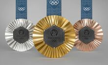 Medalhas olímpicas folheadas