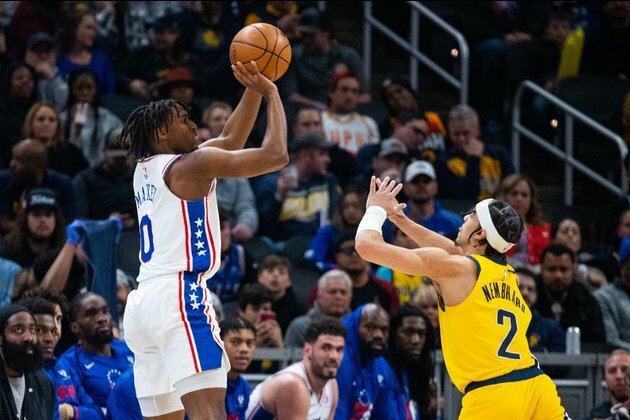 Sixers rout Pacers, extend win streak to eight