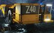 Artisan Vehicle Systems' Z40 battery electric underground 40t haul truck.