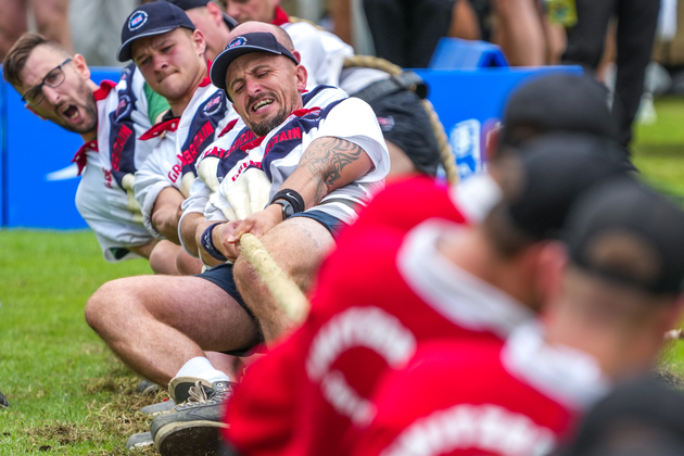 Britain dethrones Switzerland for tug of war gold at World Games