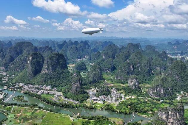 China's homegrown airships lift off from test field into commercial skies