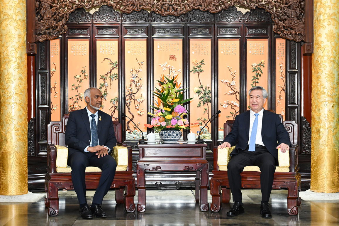 CHINA-BEIJING-LI XI-MALDIVIAN PRESIDENT-MEETING (CN)