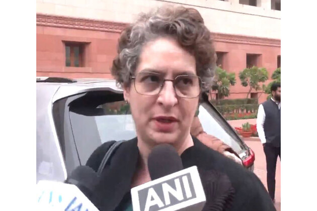 "Every member should have right to speak:" Priyanka Gandhi on suspension of eight MPs from Lok Sabha