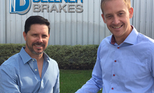 Dellner Brakes CEO Marcus Aberg (right) and new vice president Edgar Roca 