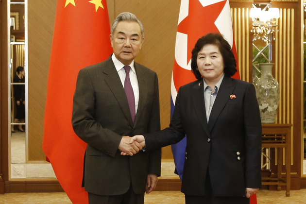 DPRK-PYONGYANG-WANG YI-FM-TALKS