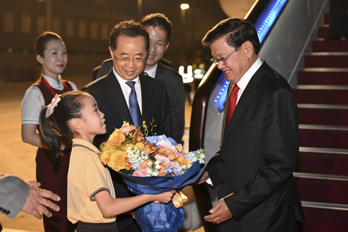 CHINA-BEIJING-LAOS-THONGLOUN-ARRIVAL (CN)