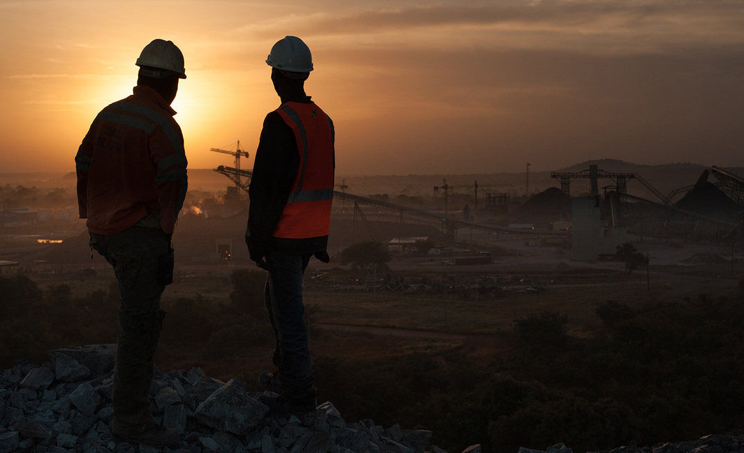 Before the troubles: Barrick Miners at Loulo-Gounkoto