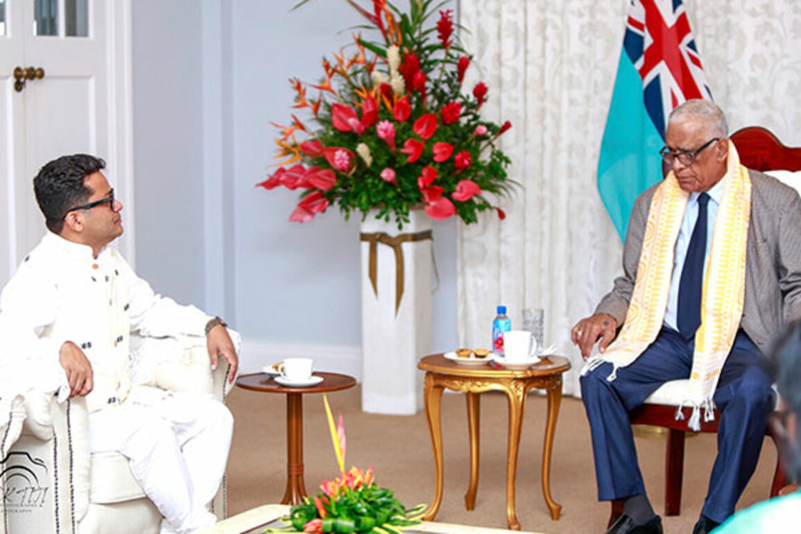 MoS Pabitra Margherita calls on President of Fiji Ratu Naiqama Tawakecolati Lalabalavu