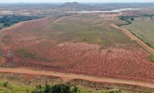 Barragem de rejeitos de cassiterita de cooperativa em RO