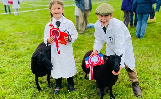 Young siblings have a bright future in the showring - 'it is extra special when it is a homebred sheep'