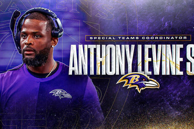 Ravens Name Anthony Levine Sr. Special Teams Coordinator