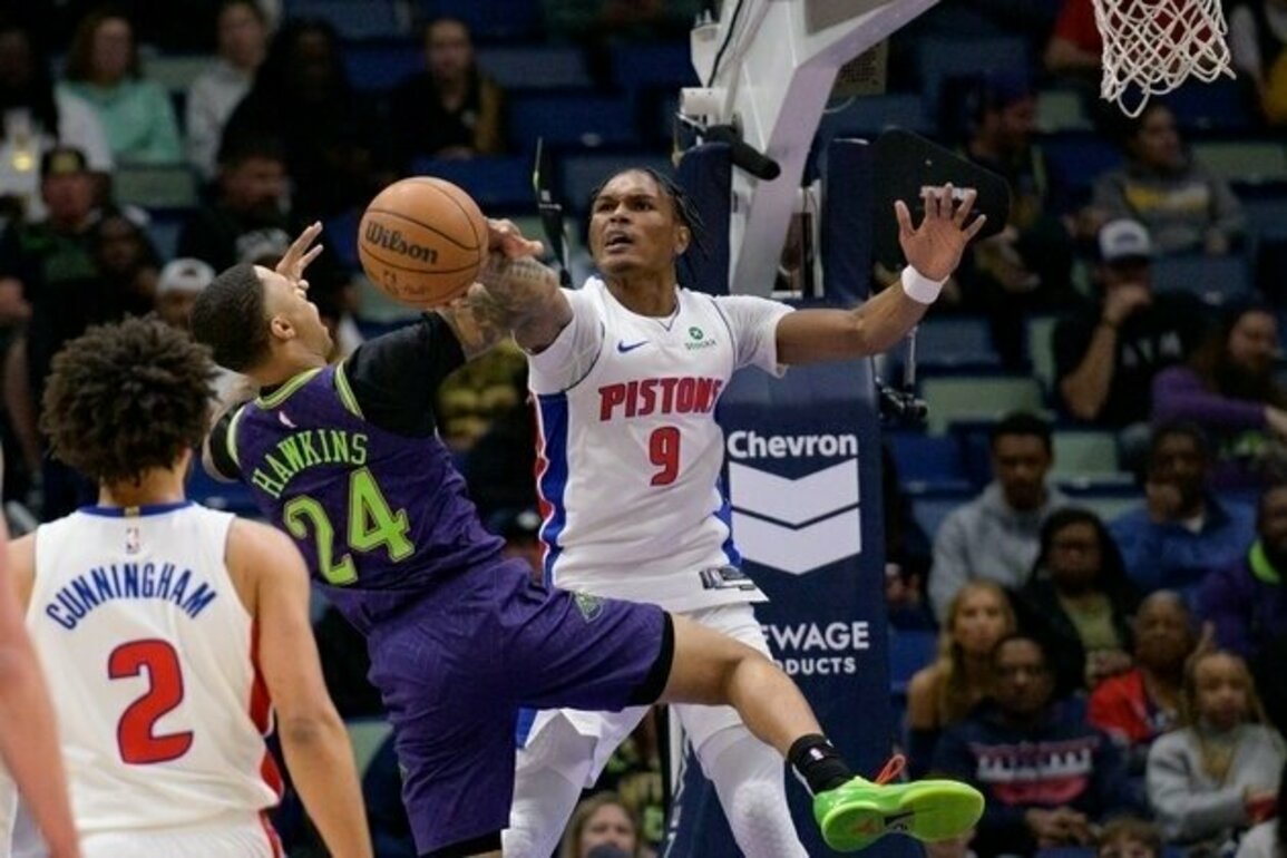Pelicans lose by franchise-record-tying 46 points to Pistons