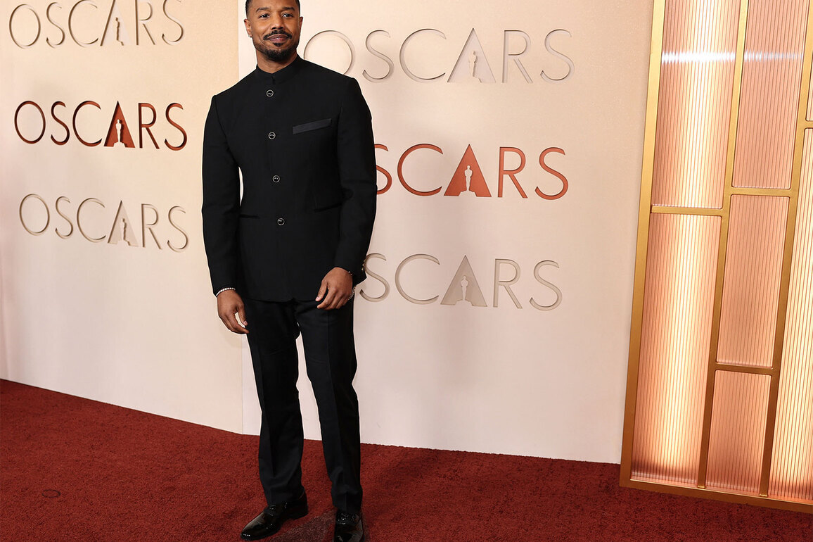 'Sinners' star Michael B Jordan poses with family at red carpet
