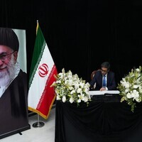 Foreign Secy Misri signs condolence book at Iran Embassy over Khamenei's death on behalf of Indian Govt