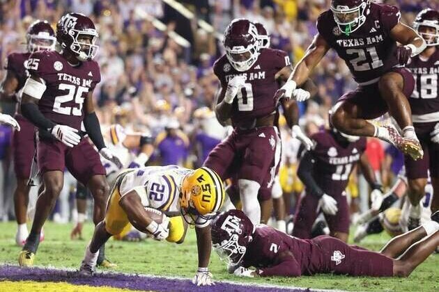 No. 3 Texas A&M dominates 2nd half at No. 20 LSU to remain unbeaten