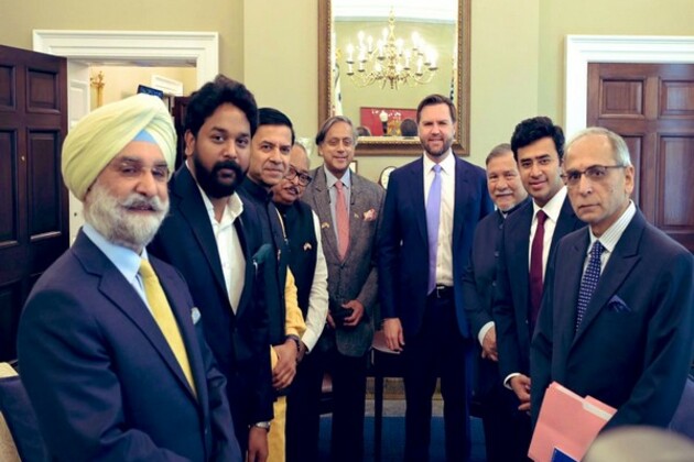 All-party delegation led by Shashi Tharoor meets US Vice President JD Vance