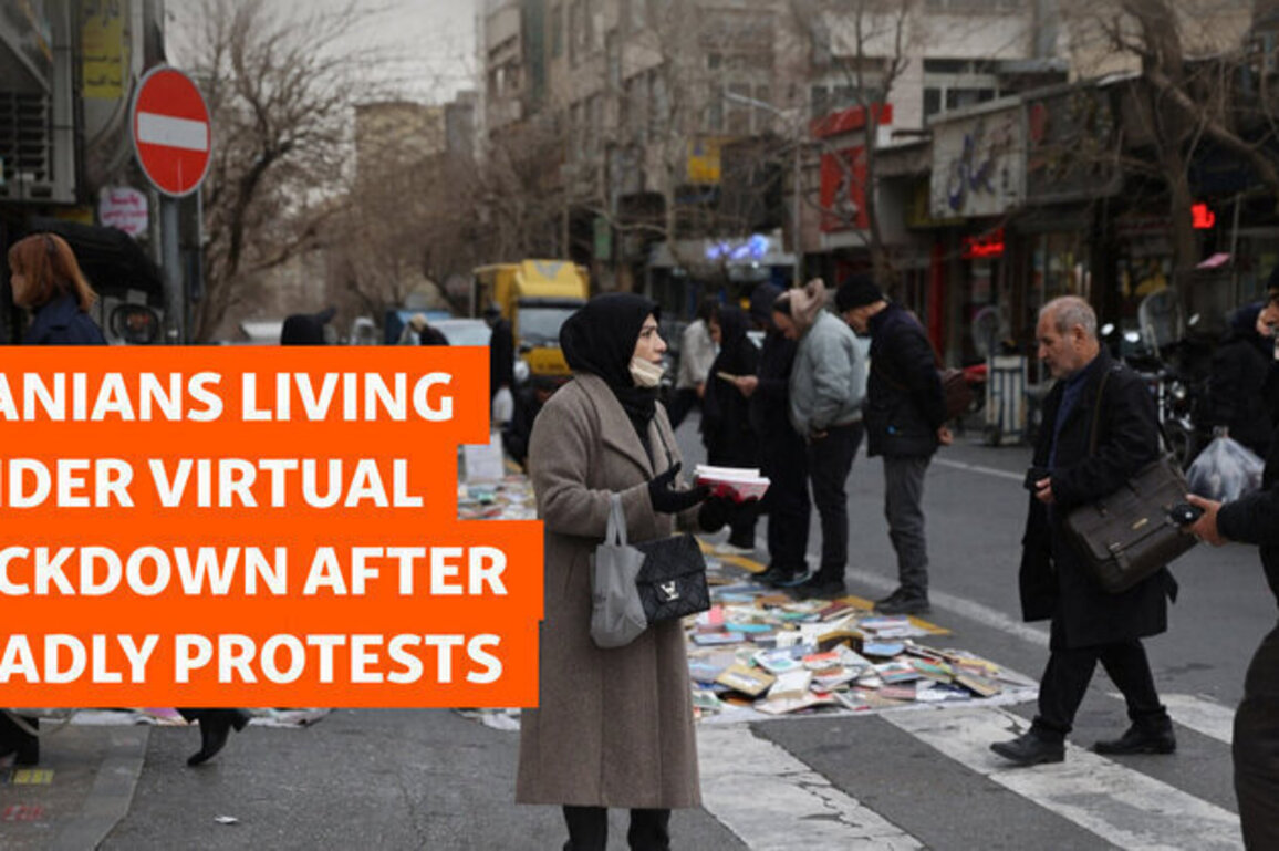 Iranians Living Under Virtual Lockdown After Deadly Protests