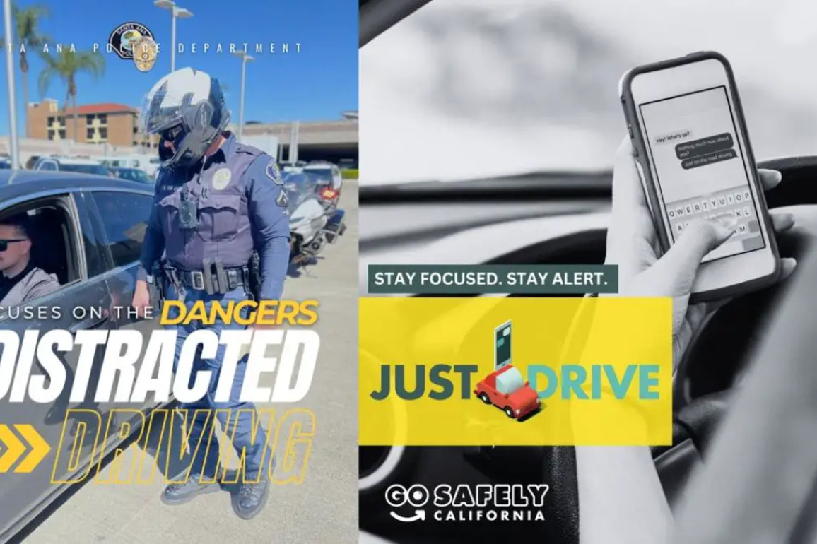 The SAPD will be targeting distracted drivers this Saturday - New Santa Ana
