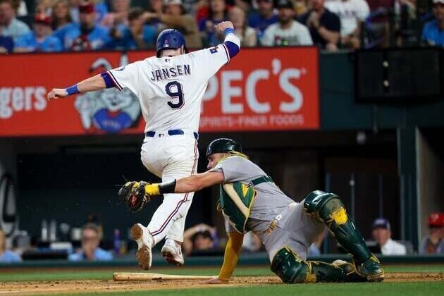 Josh Jung's 2-run blast lifts Rangers past Athletics