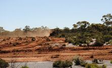 Waste dump clearing on site.