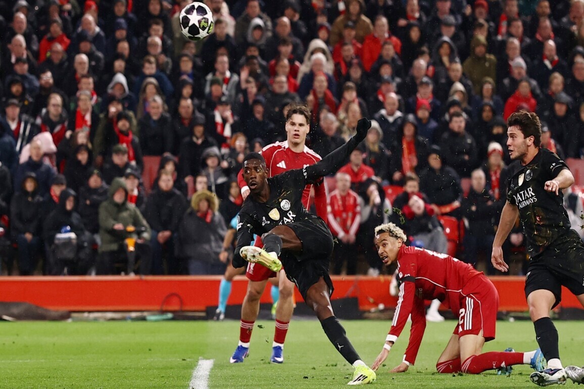 UEFA Champions League: Dembele double seals PSG's 2-0 win over Liverpool, sends them into semis