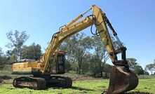 A Komatsu PC300-6 Hydraulic Excavator on Lloyd's list