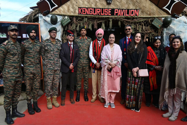 Hornbill Festival 2025: IAF Chief AP Singh visits Captain Kenguruse Pavillion