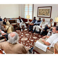 Opposition Floor Leaders to meet in RS LoP Kharge's office to finalise strategy for special Parliament session