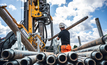 More than 19,200 m were drilled and a total of 160 geothermal probes were installed by Bauer Resources on a project in Frankfurt, Germany. Credit: Bauer