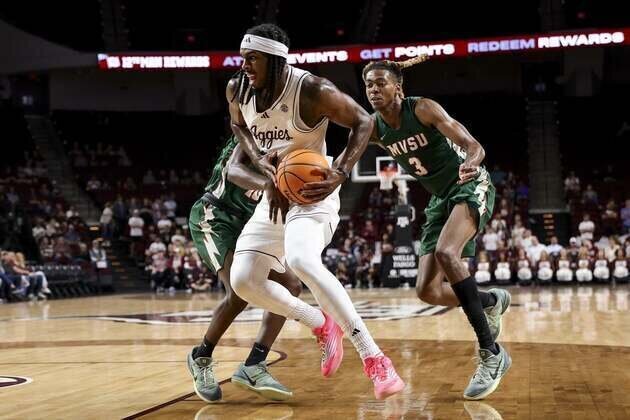 Texas A&M F Mackenzie Mgbako (foot) out for season