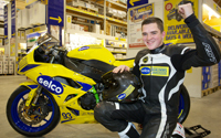 Selco sponsors up-and-coming motorcyclist