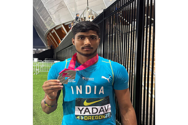 Uttarakhand CM Dhami congratulates Ashish Yadav on silver medal at World U20 Athletics Championships