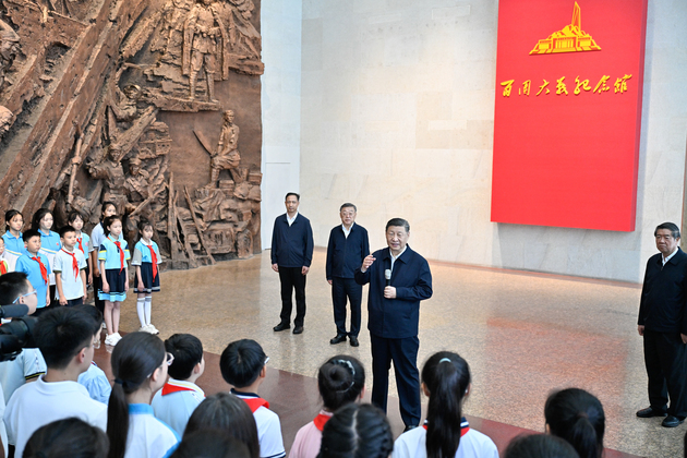 CHINA-SHANXI-YANGQUAN-XI JINPING-TRIBUTE TO MARTYRS (CN)