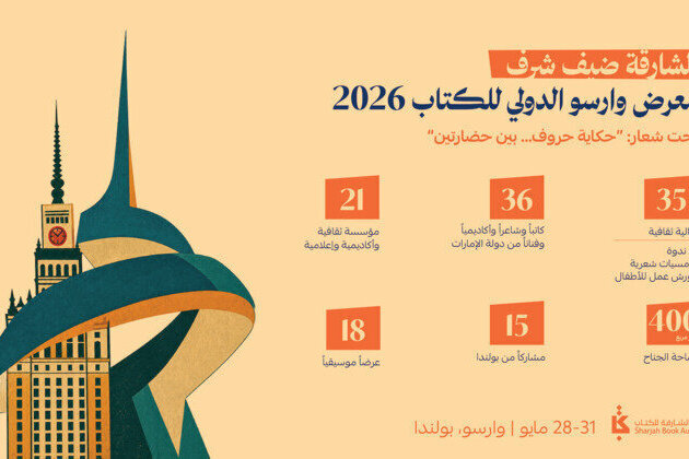 Sharjah marks opening of its Guest of Honour participation at Warsaw International Book Fair 2026 tomorrow