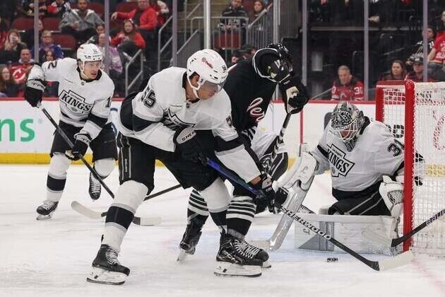 Victorious Devils spoil career milestone for Kings' Anze Kopitar