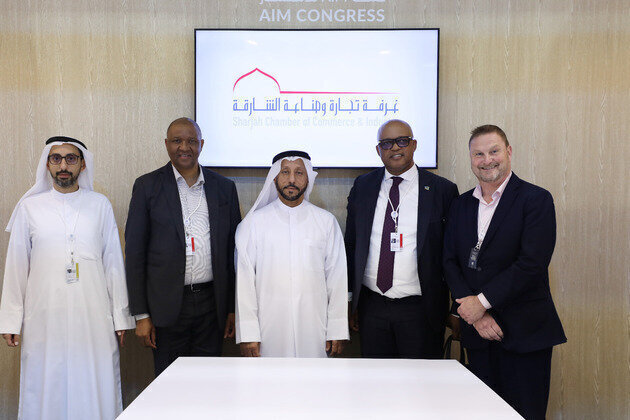 Sharjah Chamber discusses strengthening economic cooperation with ministers, international institutions at AIM Congress 2026