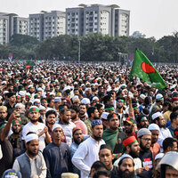 Inqilab Moncho continues Shahbagh blockade, demands trial in Sharif Osman Hadi killing